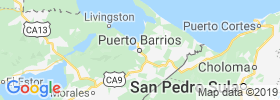 Puerto Barrios map